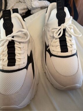 Michael Kors White and Black Men’s Chunky Sneakers